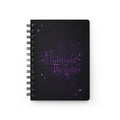 Midnight Thoughts Spiral Bound Journal | Starry Night Purple Cover