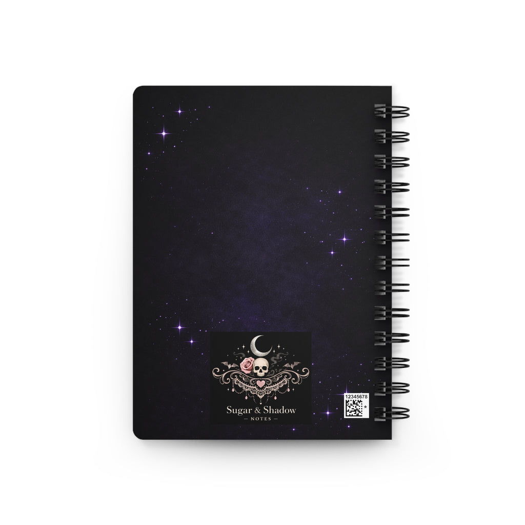 Midnight Thoughts Spiral Bound Journal | Starry Night Purple Cover