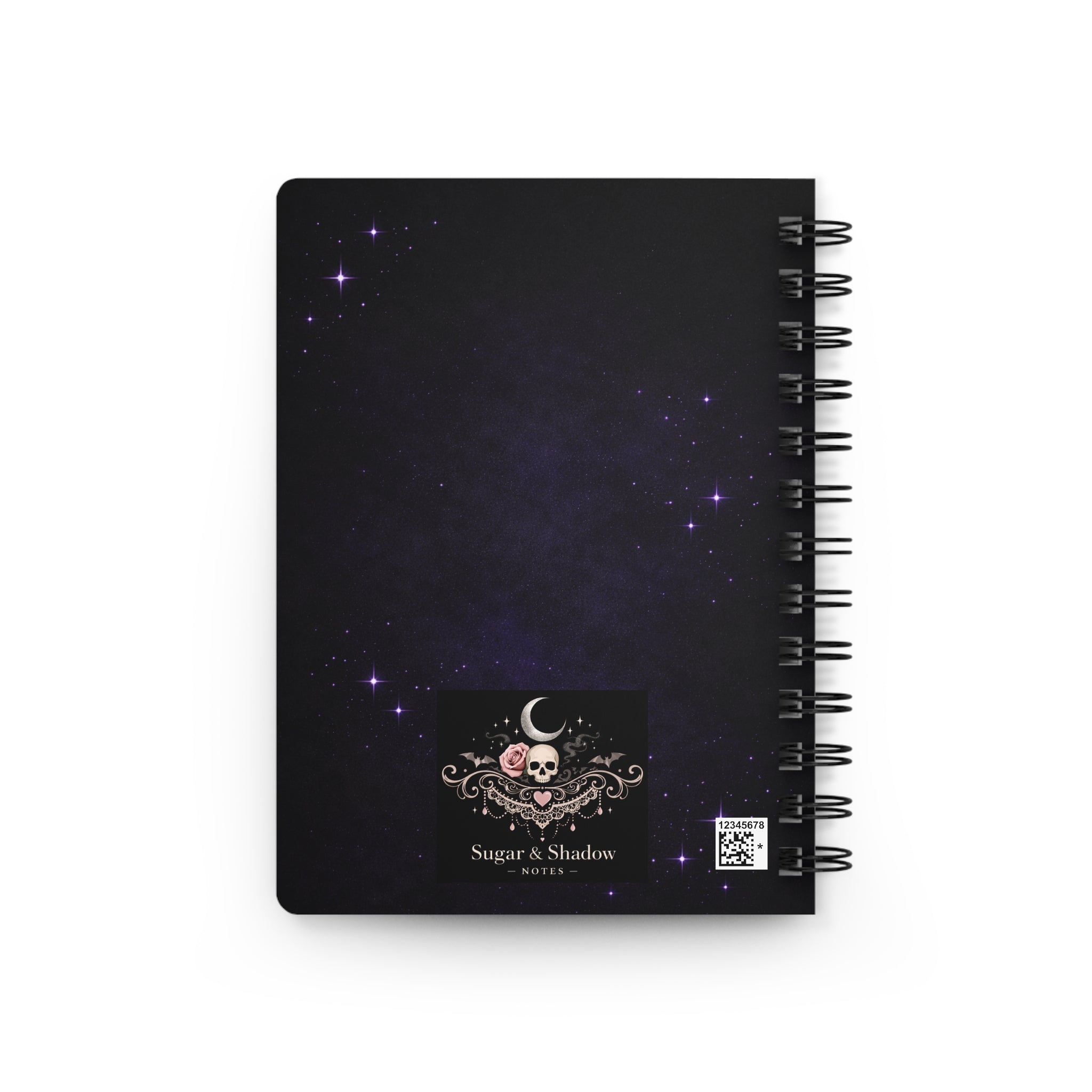 Midnight Thoughts Spiral Bound Journal | Starry Night Purple Cover