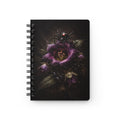 Black Widow Poison Garden Notebook | Gothic Dark Floral Journal | Witchy Aesthetic, Dark Romance, Spider Art Spiral Notebook
