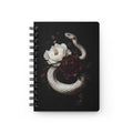 Gothic Snake & Dark Floral Notebook | Poison Garden Aesthetic Journal | Dark Romance, Witchy, Moody Art Spiral Notebook
